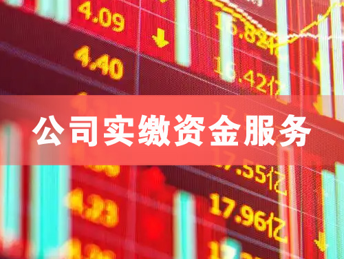 张掖公司实缴资金服务