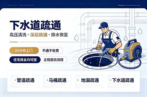 张掖下水道疏通